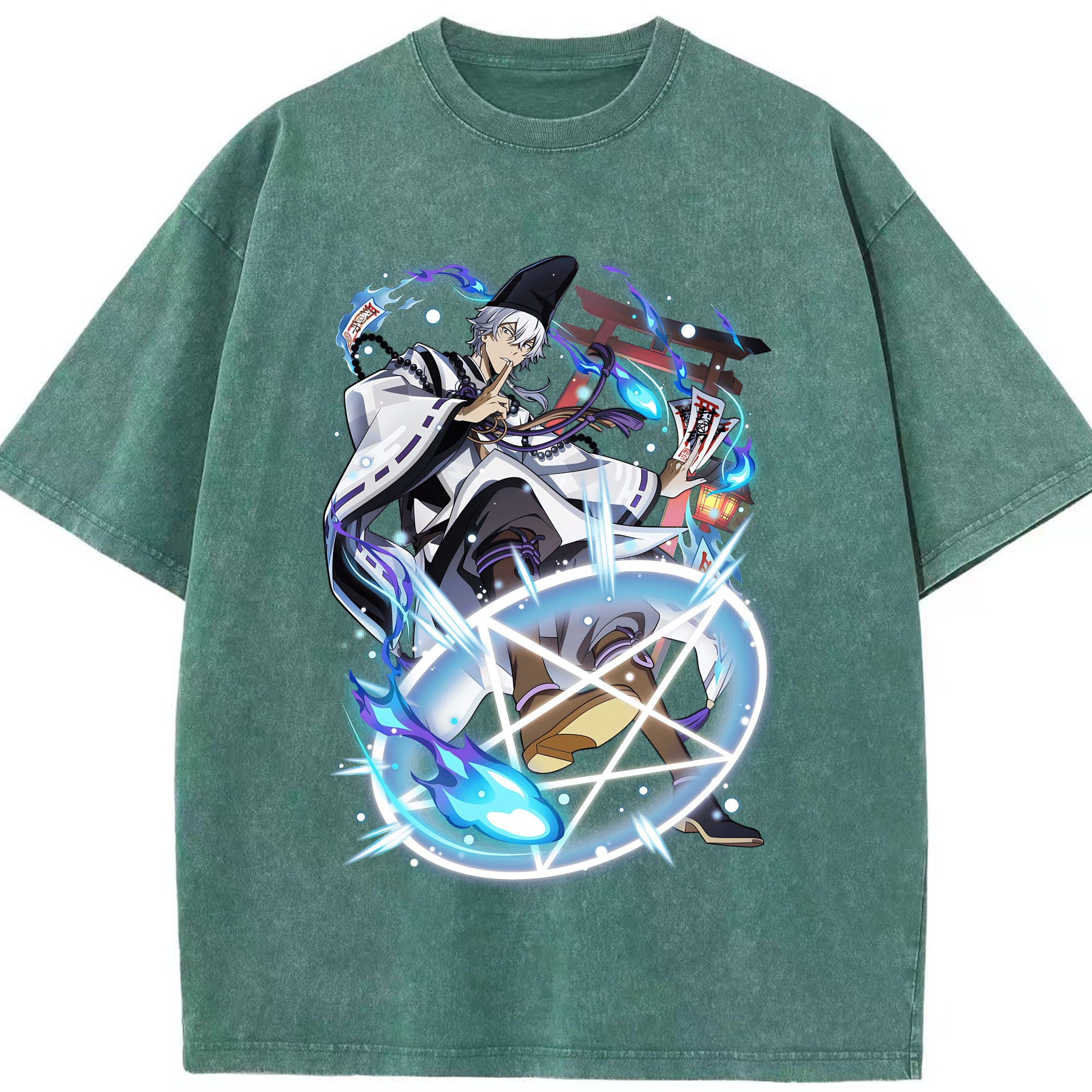 （画像用） 文豪ストレイドッグス Bungo Stray Dogs 綿100% ヴィンテージ風 半袖Tシャツ（フロントプリント）